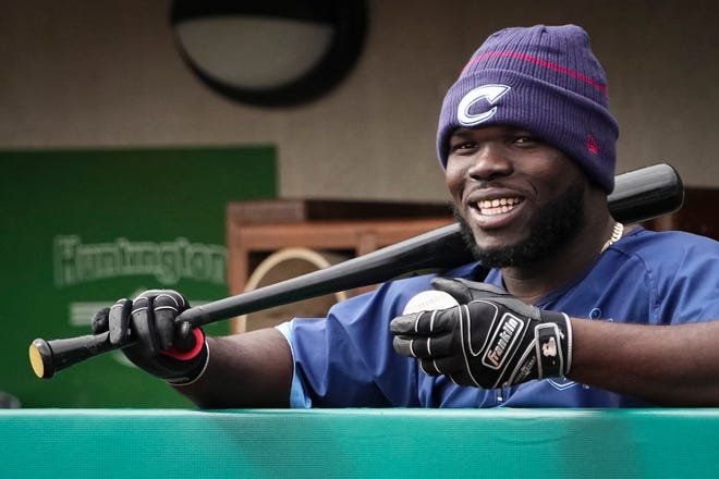 Jhonkensy Noel of the Columbus Clippers is hoping to make his MLB debut with the Cleveland Guardians in 2024.