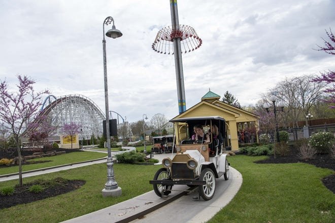 The Season Pass Preview at Kings Island took place on April 14, 2023.  The event featured new rides, world class rollercoasters and the classic entertainment of Kings Island.  The park officially opens on April 15, 2023.  The vintage cars are still a favorite to drive for underage kids.