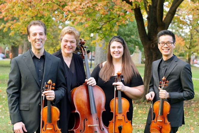 Lyrata String Quartet is to perform music from "Titanic" and related period pieces as part of dinner and a show on Monday at The Refectory.